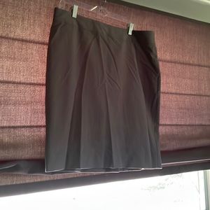 Gray pencil skirt
